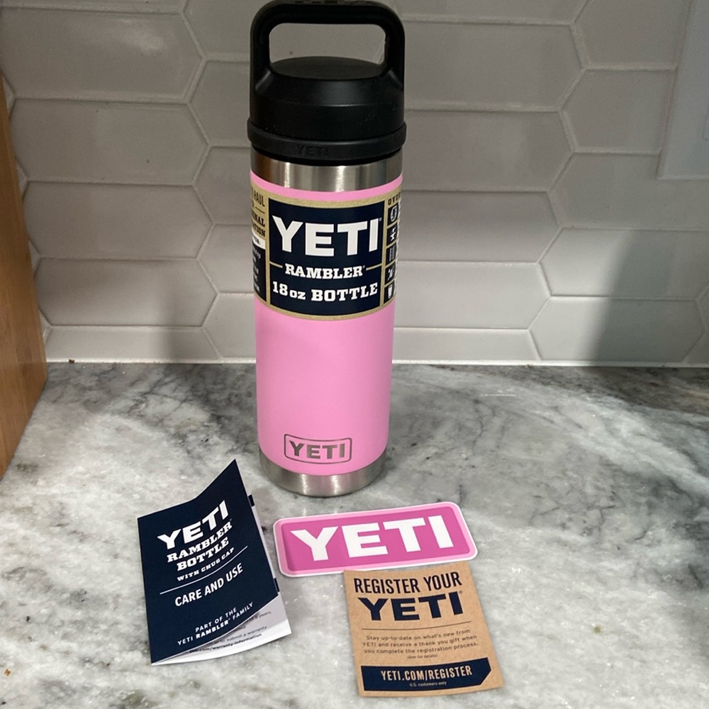 NWT Yeti 18oz Rambler Chug Water Bottle
